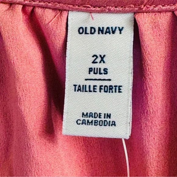 Old Navy Pink Midi Summer Dress Size 2X - Picture 9 of 14